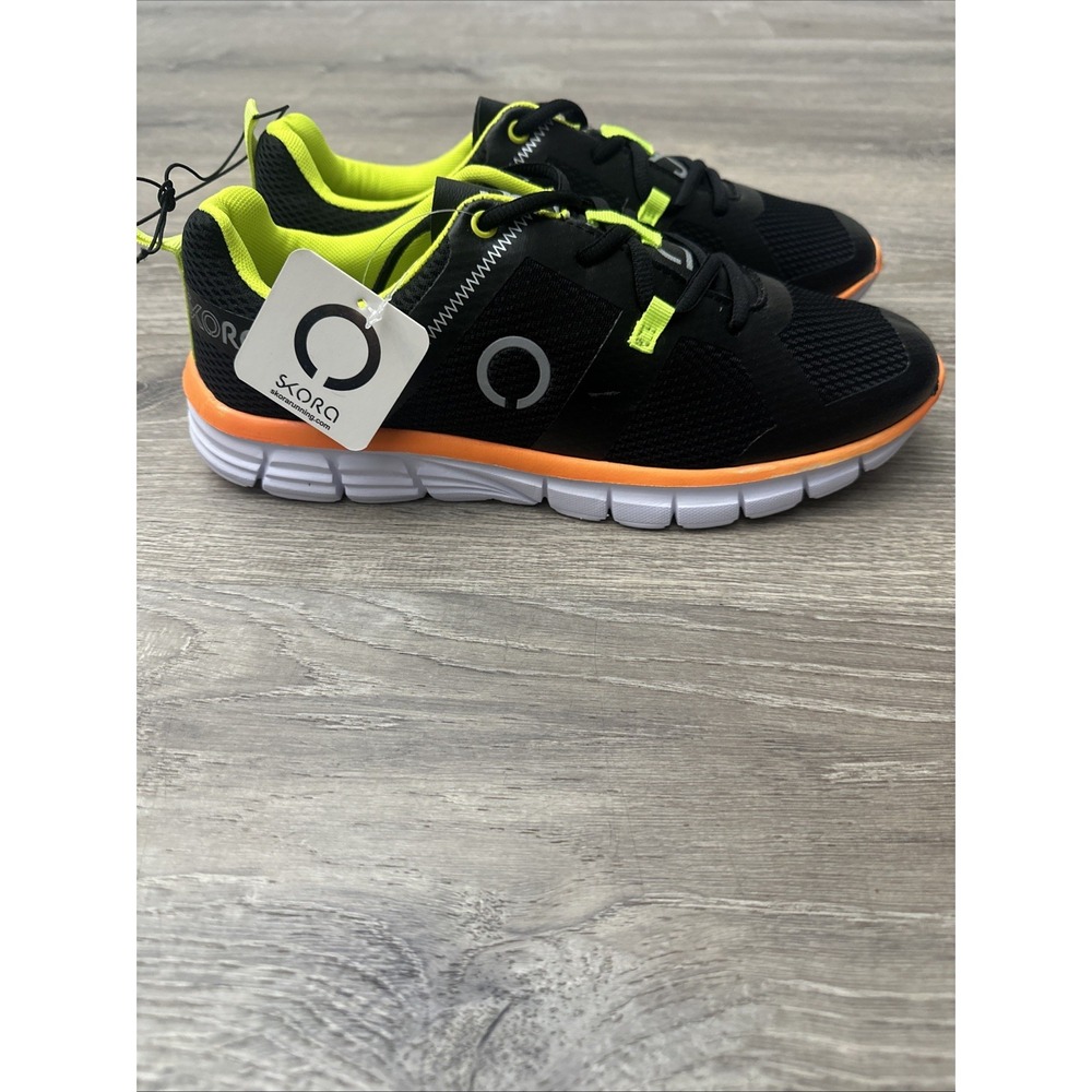 Skora Running Shoes Black/Orange Men's 8.5